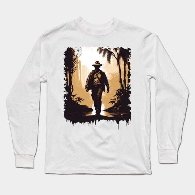 Into the Wild - Silhouette - Adventure Long Sleeve T-Shirt by Fenay-Designs